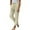 Khaki, variant on QTSHPN Women Pants Summer Elastic High Waist Solid Color Linen Loose Fit Comfortable Fashion Breathable Casual Wide Leg Athletic Pants for Women Khaki XL