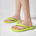 thumbnail image 2 of Anuirheih Slip on Sandals Women,Women Men Slippers Home Couple Shoes Indoor Outside Soft Soled Slippers Flip Flops(Green), 2 of 9