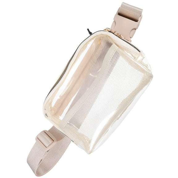 GAXIRE belt bag fanny pack Waterproof Beige Fabric 1Set for Women Outdoor Activities