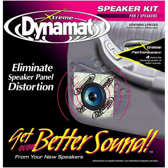 Dynamat Xtreme 1.4 Sq. Ft. Speaker Kit; 2 Pcs 10&quot;x10&quot;