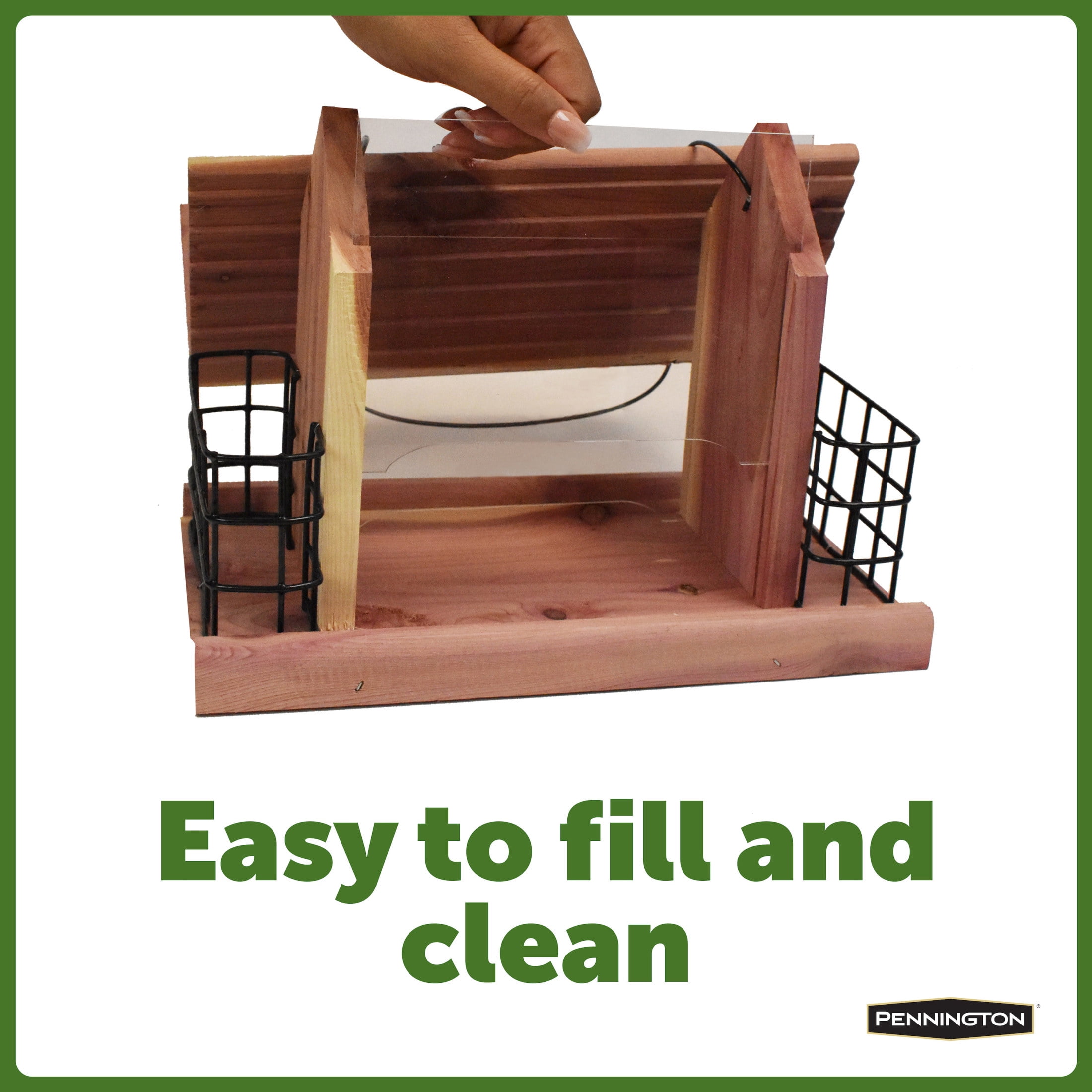 Pennington Cedar Grand Snack Shack Bird Feeder 3.75 Pounds