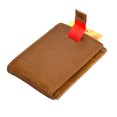thumbnail image 1 of New Genuine Leather RFID Dollar Clip for Men and Women Retro Card Holder Retro Wallet Multifunctional Coin Purse, 1 of 5