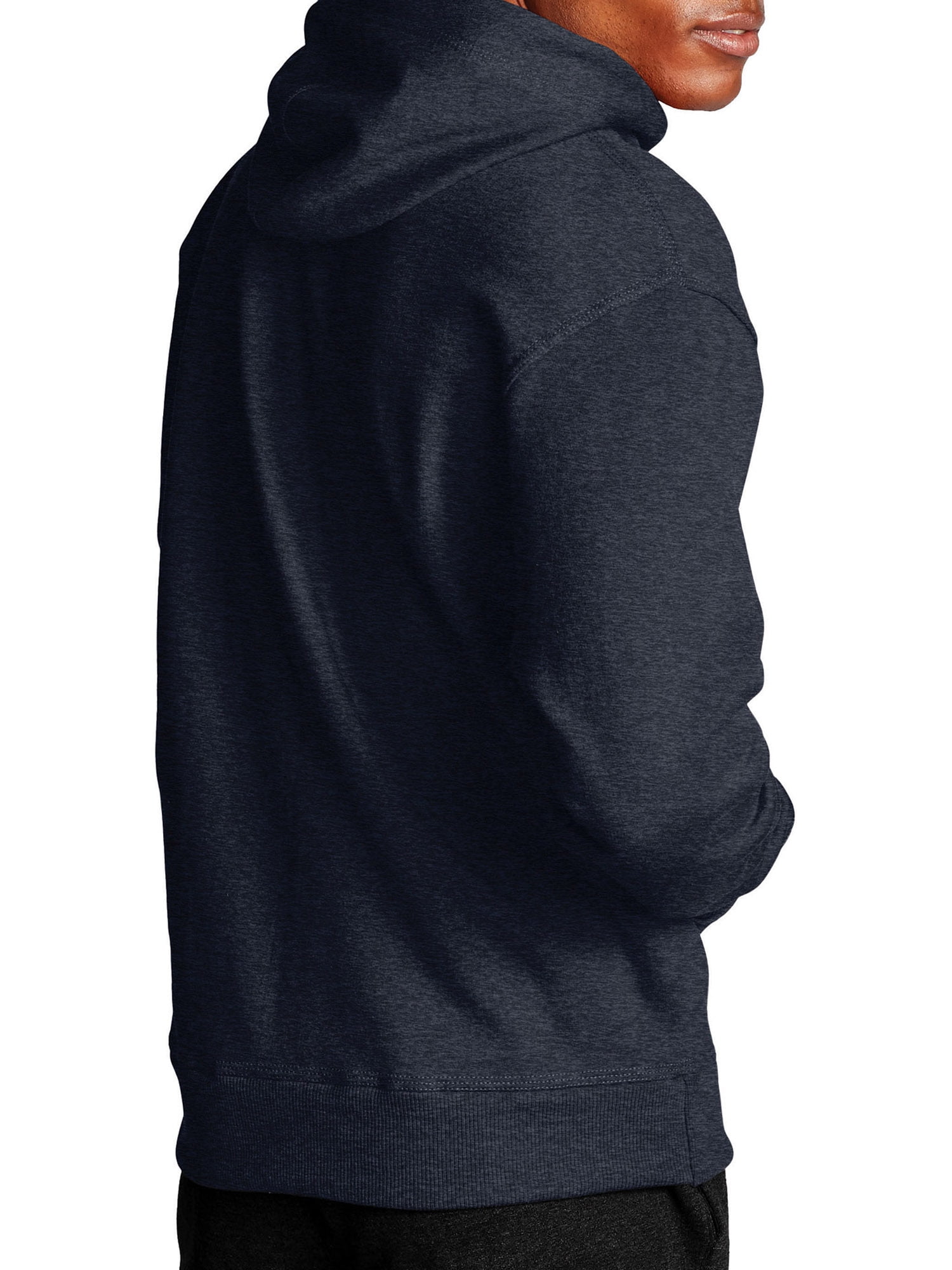 Champion Men's and Big Men's Powerblend Fleece C Logo Pullover Hoodie, up to Size 4XL