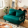 thumbnail image 2 of Ergonomic 39″ Sofa Bed with Soft Dutch Velvet | Offer Comfortable Resting Place for Guests at Home, 2 of 5