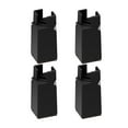 thumbnail image 1 of Paquete de 4 elevadores de patas Zulema con abrazadera de tornillo 10 cm Negro 22-42 mm elevadores de piernas, 1 of 6