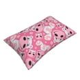 thumbnail image 3 of LNWH Rectangle Pillow Cover, Cute Cartoon Hippopotamus Animal Cushion Covers Pillowcase for Couch Bedroom Sofa, 16"x24", 3 of 7