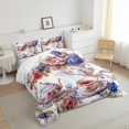 thumbnail image 3 of Manfei Vintage Floral Teacups Bedding Comforter Set 2pcs for Female Men,Exotic Style Twin Comforter Sets Microfiber,Flowers Teapot Breathable Bedding Set,Super Cozy Room Decor,Reversible, 3 of 8