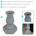 thumbnail image 2 of Sunnydaze Contemporary Pillar 15.75" Travertine Polyresin Outdoor Gazing Globe Stand, 2 of 7