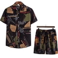 thumbnail image 1 of Men's T-shirts Mens Crewneck Graphic Print Tee Shirt and Shorts Slim Fit Tshirts Short Sleeve T Shirt Workout Casual Beach Vacation Summer Tees Shirts for Men Man Teen Boys, 1 of 2