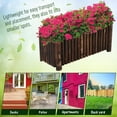 thumbnail image 3 of Outsunny Garden Flower Bed Wooden Patio Elevated Vegetable Planting Gardening, 3 of 9