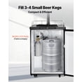 thumbnail image 3 of VEVOR CO2 Tank, 2.5 lbs New Aluminum Alloy Cylinder, CO2 Air Tank with Light Gray Spray Coating, CGA320 Valve & Adjustable Pressure, DOT Approved Cylinder for Draft Beer Dispensing and Soda Maker, 3 of 9