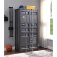 thumbnail image 4 of Bowery Hill Metal Gunmetal Wardrobe Rectangular Durable 34" x 22" x 67", 4 of 4