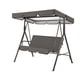 thumbnail image 3 of Funda para silla de columpio para jardín al aire libre, patio, silla de columpio, asiento y cubierta superior, toldo para sombrilla, gris Advancent  HA005105-12, 3 of 6
