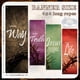 thumbnail image 3 of 4 Piezas Carteles para Iglesia EYNDYN 60x180 cm Banderas Religiosas, 3 of 7
