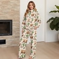 thumbnail image 4 of Yuyamidu Highland Cow Cactus Women's Tracksuits Matching Lounge Sets Loungewear 2 Piece Outfits Drawstring Sweatshirt Wide Leg Sweatpants Sweatsuit for Home Travel Athletic Tops Bottoms Set, 4 of 7