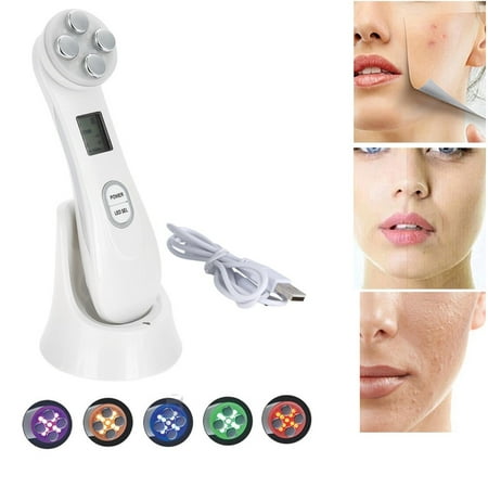WALFRONT Facial Wrinkle Remove Machine Portable Skin Lifting Tightening Device Eye Face Anti Aging Massager Beauty Tool (The Best Home Skin Tightening Machine)