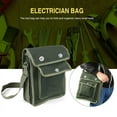 thumbnail image 6 of 2X Electrician Storage Bag Tool Kit Repair Kit One-Shoulder Communication Plumber's Bag Can Store Flashlight Keys, 6 of 7