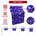thumbnail image 6 of Winter Snowy Snowflakes Table Runner 13x72in Non-Slip Cotton Linen Table Runners, Blue and White Dresser Scarves TableRunner for Dinner Kitchen Dining Wedding Party, 6 of 9
