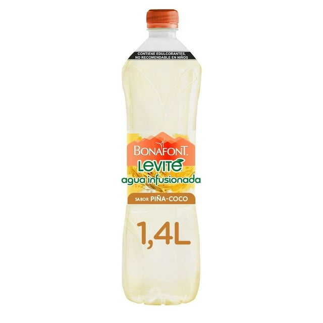 Agua infusionada Bonafont Levité toque de sabor piña coco 1.4 l