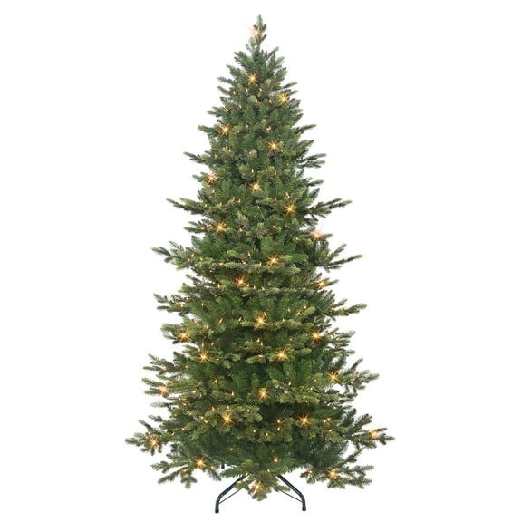 7.5 ft Pre-lit Slim Royal Majestic Douglas Downswept Tree 500 Warm White LED Lights
