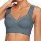 thumbnail image 1 of Sujetador sin aros para mujer, bustier para dormir, top de encaje, bralette sin aros, camiseta clásica, copas de sujetador, bralette cómodo, suave y sin costuras, 1 of 1