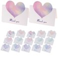 thumbnail image 5 of GETAJGHSD 60-Pack Heart Shaped Greeting Cards Assorted Colors Blank Writable Cards for Holidays, Parties, and Special Occasions, 5 of 8