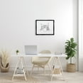 thumbnail image 2 of Stupell Drum Kit Musician Line Doodle Beauty & Fashion Painting Black Floater Framed Art Print Wall Art, 2 of 9