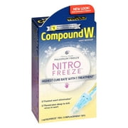 Compound W NitroFreeze Wart Remover, Maximum Freeze, 6 Stick Applications
