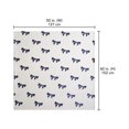 thumbnail image 4 of HOMETRENDS Parisienne Bow Velvet Plush Throw, 4 of 4