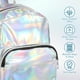 thumbnail image 3 of Elegante mochila holográfica Hologram School Shoulder Bag Satchel para niñas (gris), 3 of 5