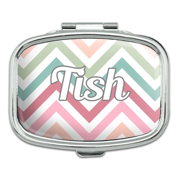 Female Names - Tish - Rectangle Pill Box