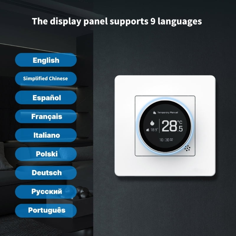 Upgrades Knob Thermostat Intelligent Heating Thermostat Simple for Efficient Underfloor Heating Control In Modern Homes