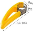 thumbnail image 3 of Trancheuse de Banane, Trancheuse Manuelle d'Aliments Clairsemés en Acier Inoxydable-1/2 Pcs, 3 of 5