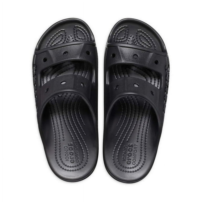 ◆CROCS◆ Bay Slide Black 211108001 Crocs Unisex Baya Slide Sandals - Walmart.com