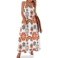 thumbnail image 1 of Vestido sin mangas de los años 70 Ropa Vestido de mujer Vestidos de mujer Vestido de verano suelto, 1 of 7