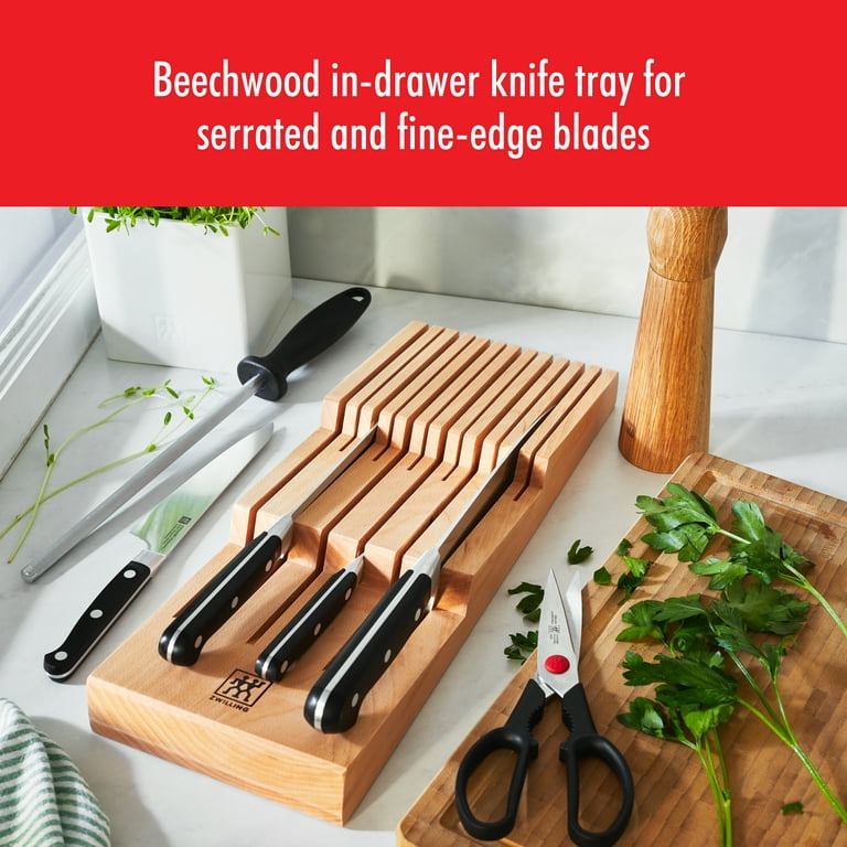 ZWILLING Professional S 7-pc Knife Set With In-Drawer Knife Tray 