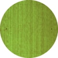 thumbnail image 1 of Ahgly Company Indoor Round Abstract Green Contemporary Area Rugs, 3' Round, 1 of 1