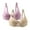 U, variant on XINC Comfortable Wireless Bra Women's Casual Fashion Large Size Bra Thin Sponge Underwear Lace Bra 2PC Push Up Comfort Soft