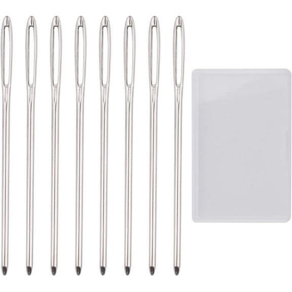 50pcs 2.7 inch Metal Large Eye Blunt Needles Yarn Needles for Knitting Crochet Projects