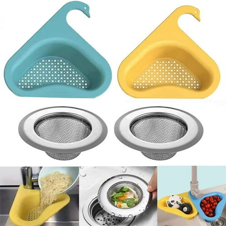 

Pack of 4 Sink Strainer Basket Multi-Functional Kitchen Sink Food/Waste Filter