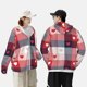 thumbnail image 4 of Fotbe Heart Plaid Chaqueta con Protección Solar UPF 50+ para Hombre y Mujer, Camisa con Capucha y Bolsillos-3X-Large, 4 of 7