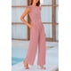 thumbnail image 4 of Enterizo PRETTYGARDEN Rosa Empolvado con Volantes y Mangas Cortas XXL, 4 of 6