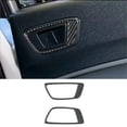 thumbnail image 1 of Real Bright Soft Car Interior Carbon Fiber Sticker Decoration2Pcs Carbon Fiber Interior Rear Door Handle Cover For Ford Fiesta 2011-15Auto Car Protection Interior Accessories, 1 of 8