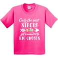 thumbnail image 3 of Inktastic Only the Best Nieces Get Promoted to Big Cousin Youth T-Shirt, 3 of 5