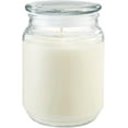 thumbnail image 2 of Candle-lite Scented Candles, Saltwater Lotus Fragrance, One 18 oz. Single-Wick Aromatherapy Candle with 110 Hours of Burn Time, White Color, 2 of 9