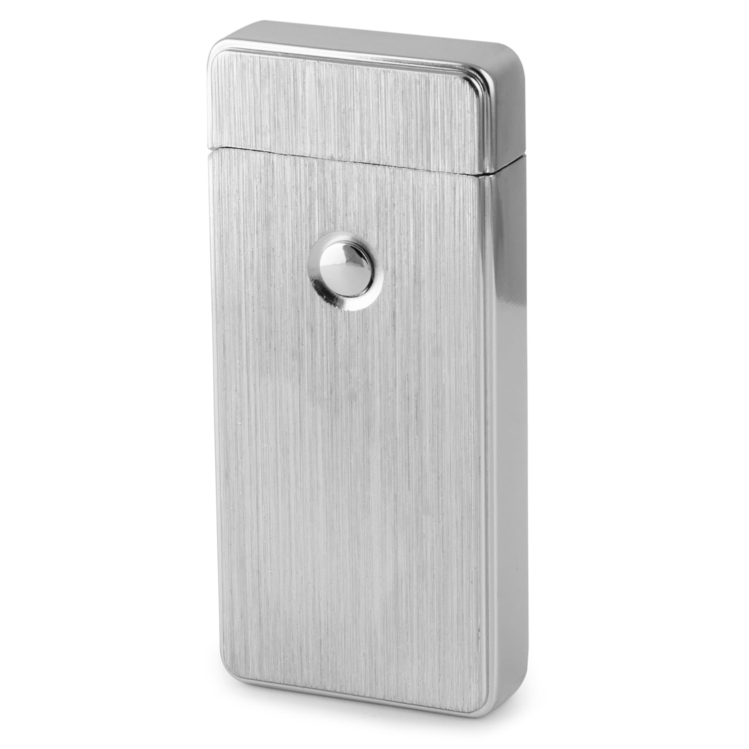 Investere for eksempel deformation Tesla Coil Lighters Metal Minimalist USB Rechargeable Windproof Arc Lighter  - Silver - Walmart.com