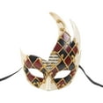 thumbnail image 4 of BELOVING Mascarade Mardi Gras Antique pour Cadeaux de Fête Jeu de Rôles Déguisement Rouge, 4 of 10