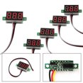 thumbnail image 3 of 5x Mini DC 0-30V Red LED 3-Digital Display Voltage Voltmeter Panel Calibratable, 3 of 7