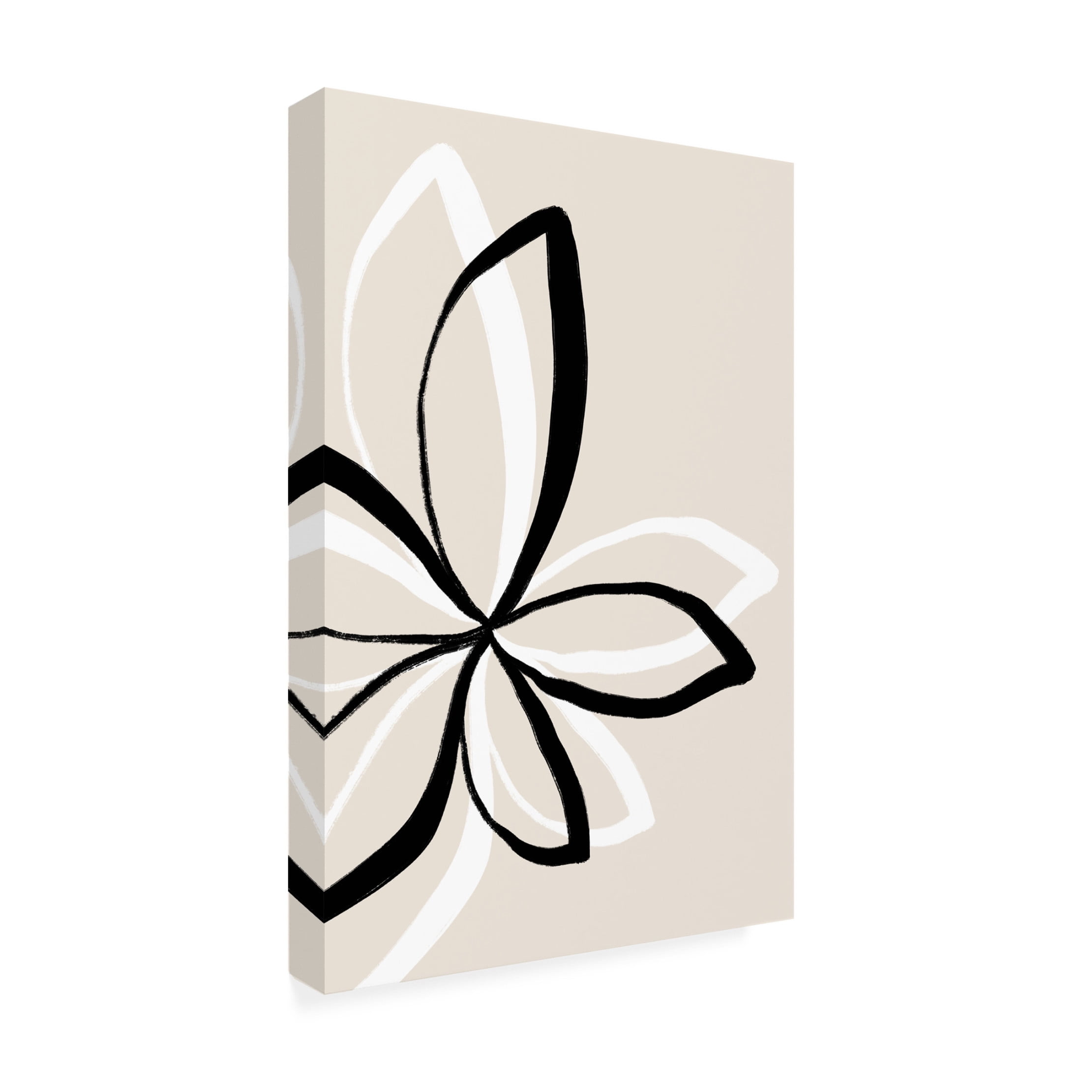 Trademark Fine Art uplusmestudio Abstract Flowers Canvas Wall Art