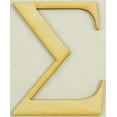thumbnail image 2 of 1 Pc, 3 Inch X 1/4" Thick Sigma Greek Letter For Wood Craft Project, 2 of 2
